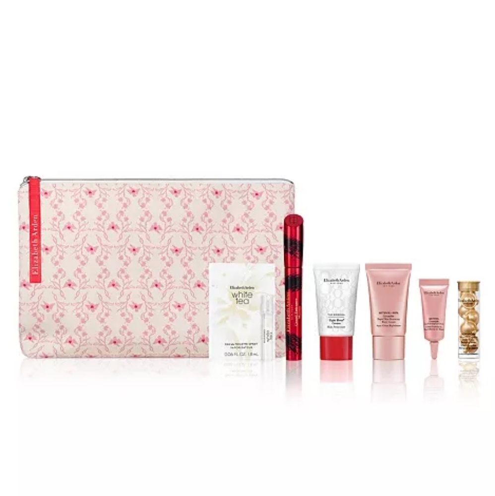 New Elizabeth Arden 7 Piece Skincare Mascara Gift Set